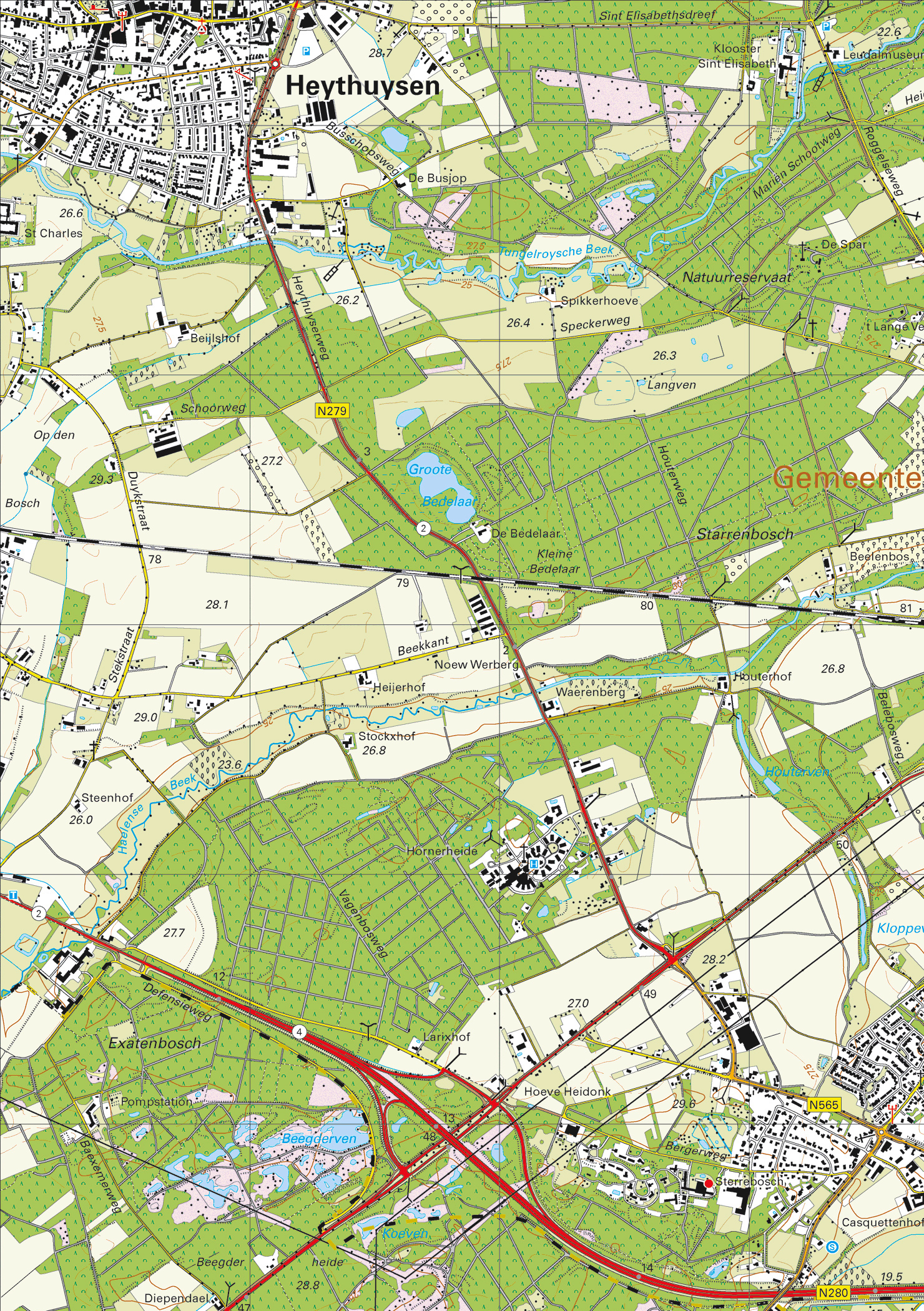 Digitale Topografische Kaart 58D Roermond Kaarten en Atlassen.nl