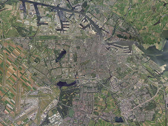 Luchtfoto Amsterdam