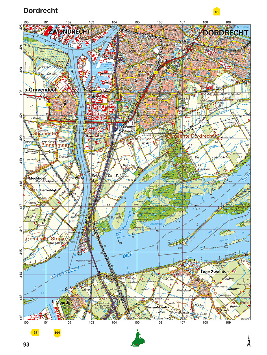 Kaartblad Dordrecht