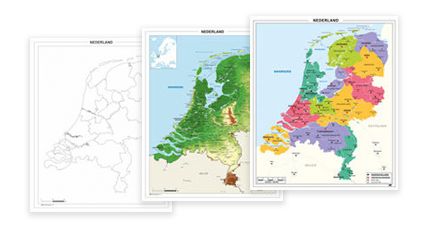 Schoolkaarten Nederland Schoolkaarten Nederland