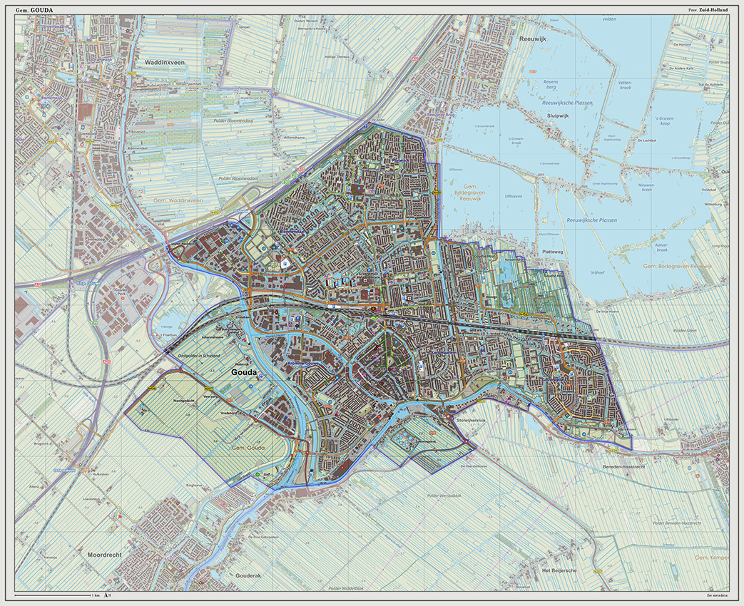 Gouda | Kaarten en Atlassen.nl Gouda | Kaarten en Atlassen.nl