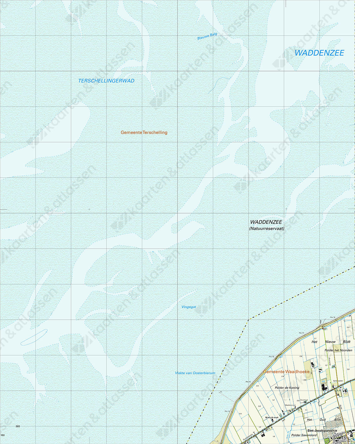 Topografische Kaart 5E Westhoek