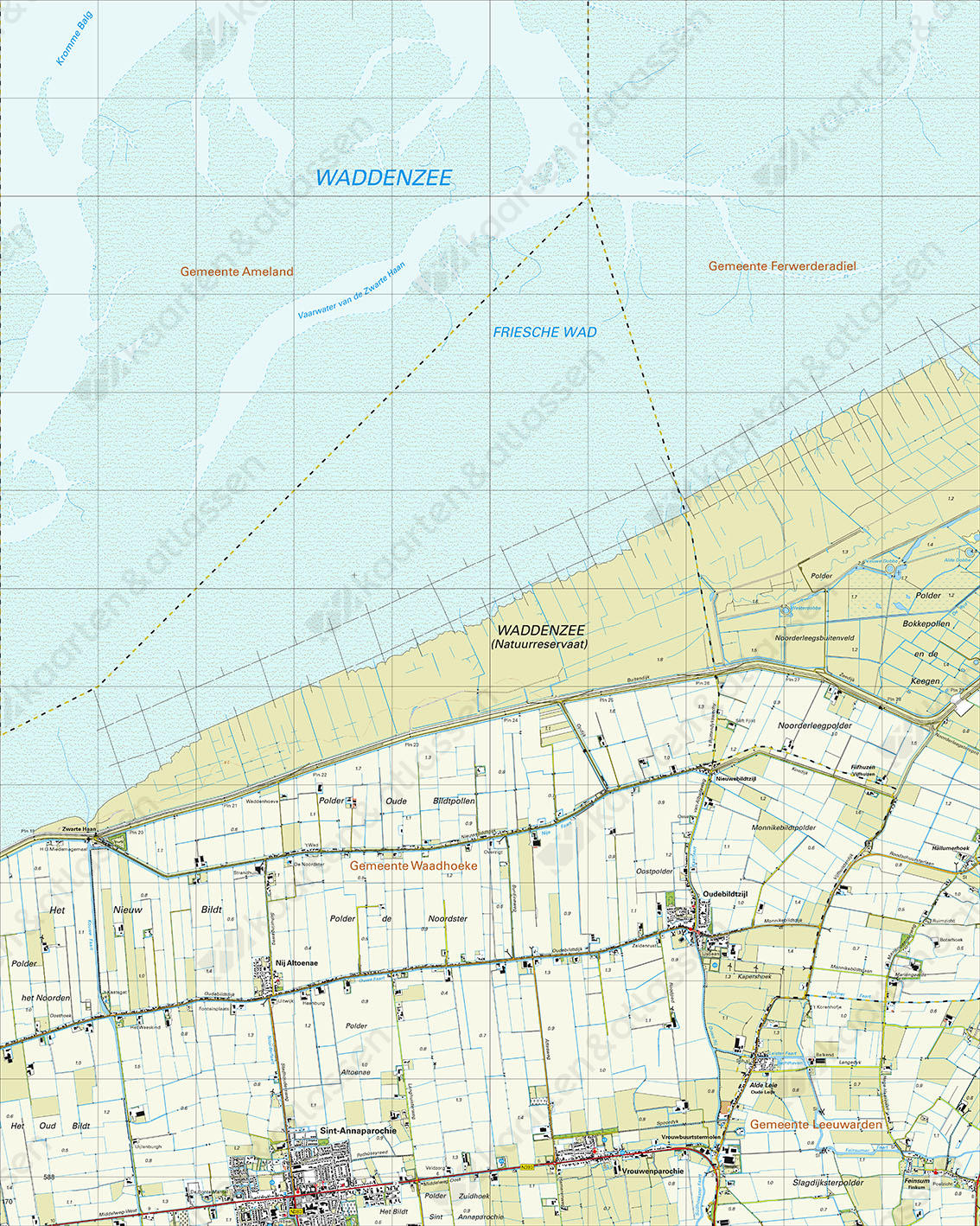 Topografische Kaart 5F Oudebildtzijl Topografische Kaart 5F Oudebildtzijl