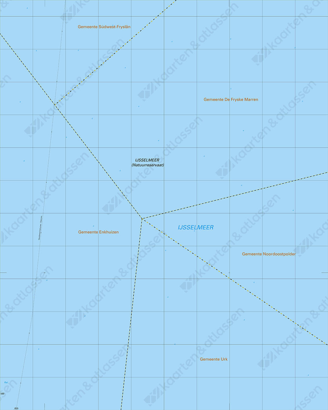 Topografische Kaart 15D Ijsselmeer