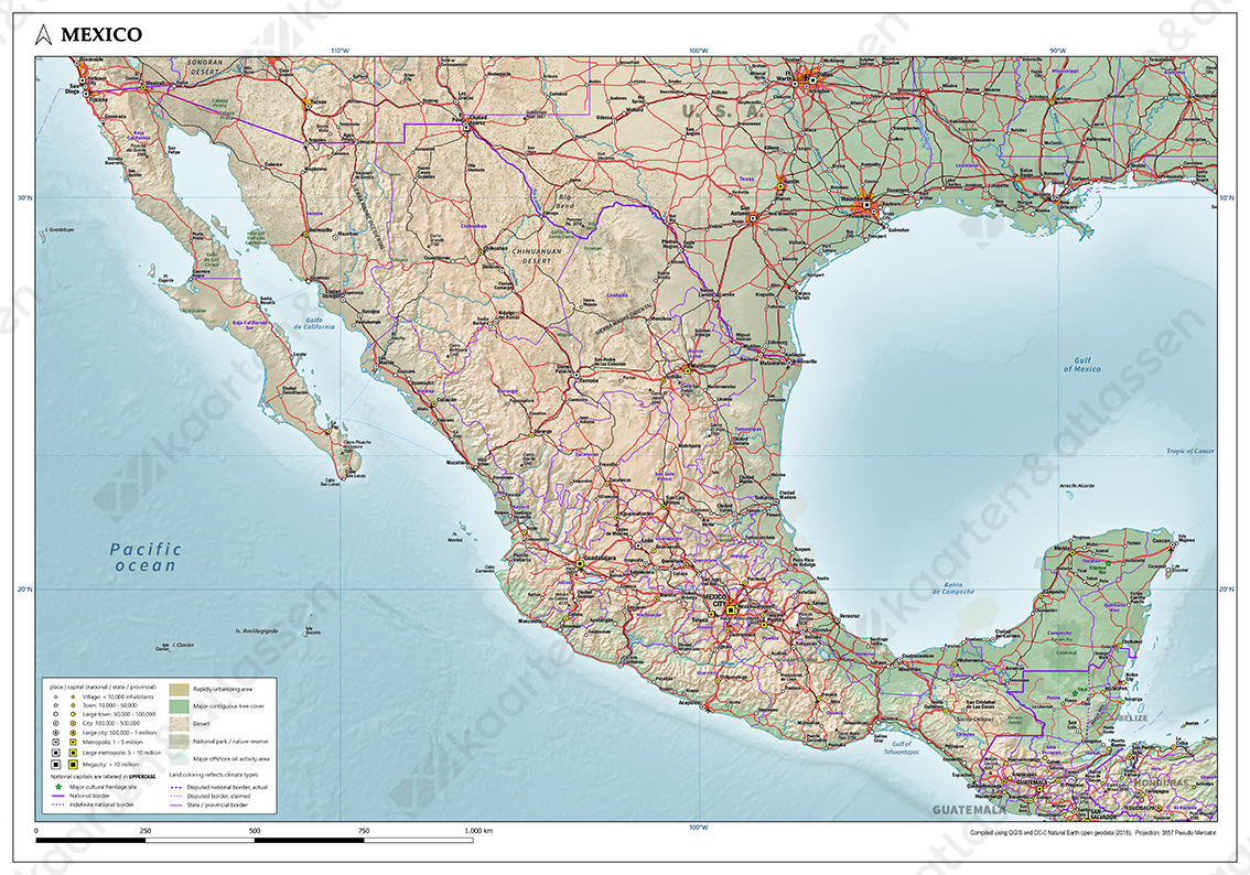 Mexico natuurkundig Mexico natuurkundig