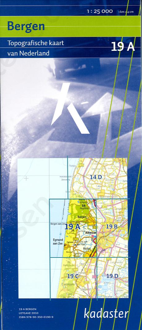 Digitale Topografische Kaart 19A Bergen