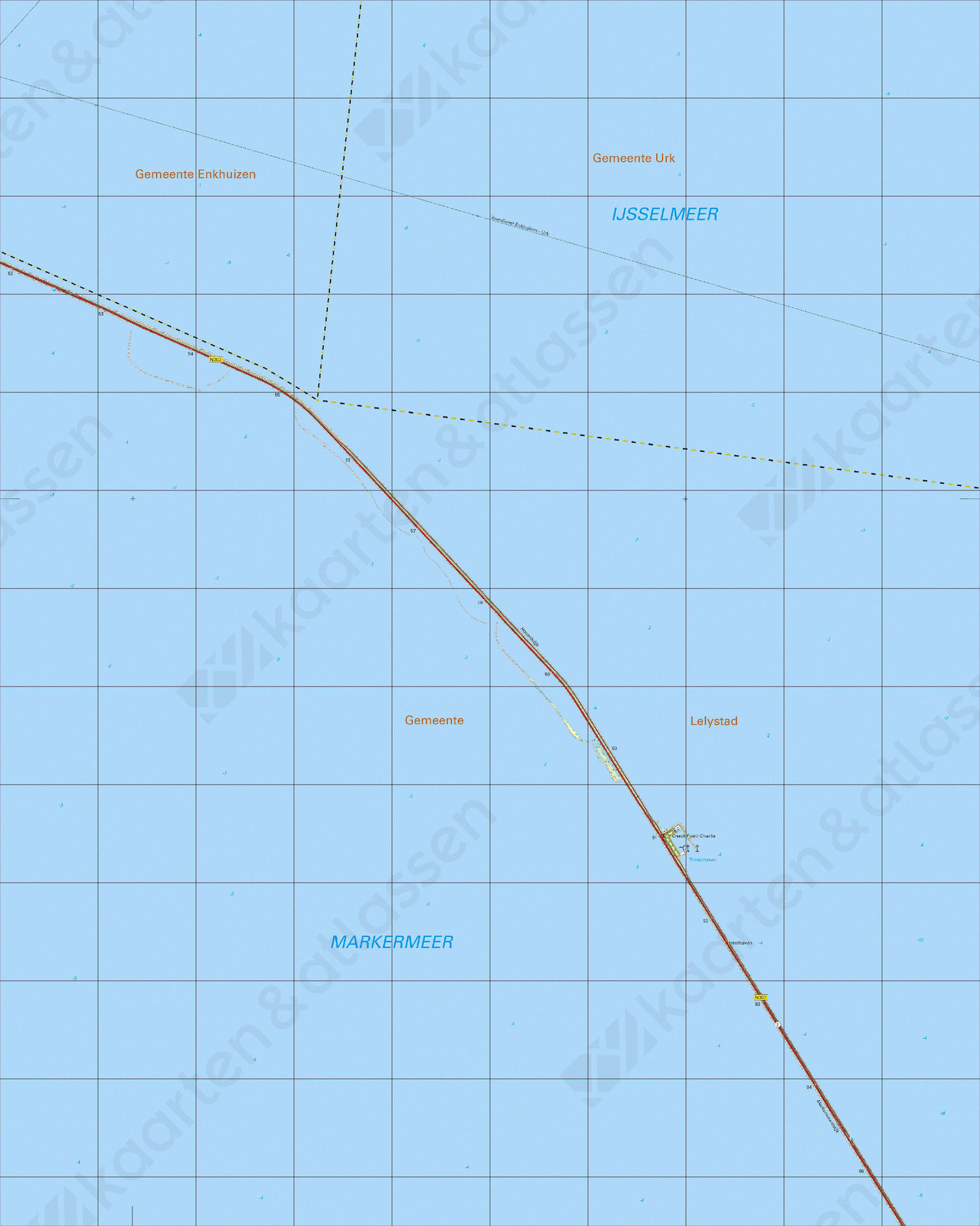 Topografische Kaart 20B Houtribdijk Topografische Kaart 20B Houtribdijk