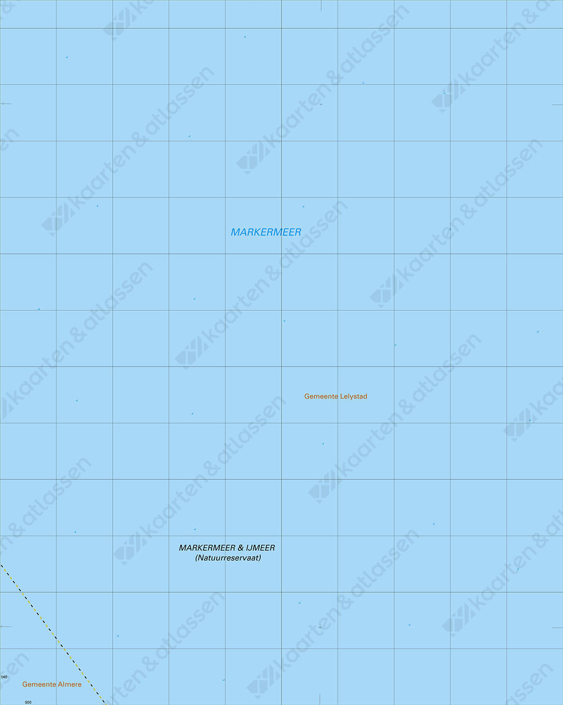 Topografische Kaart 20C Markermeer Topografische Kaart 20C Markermeer