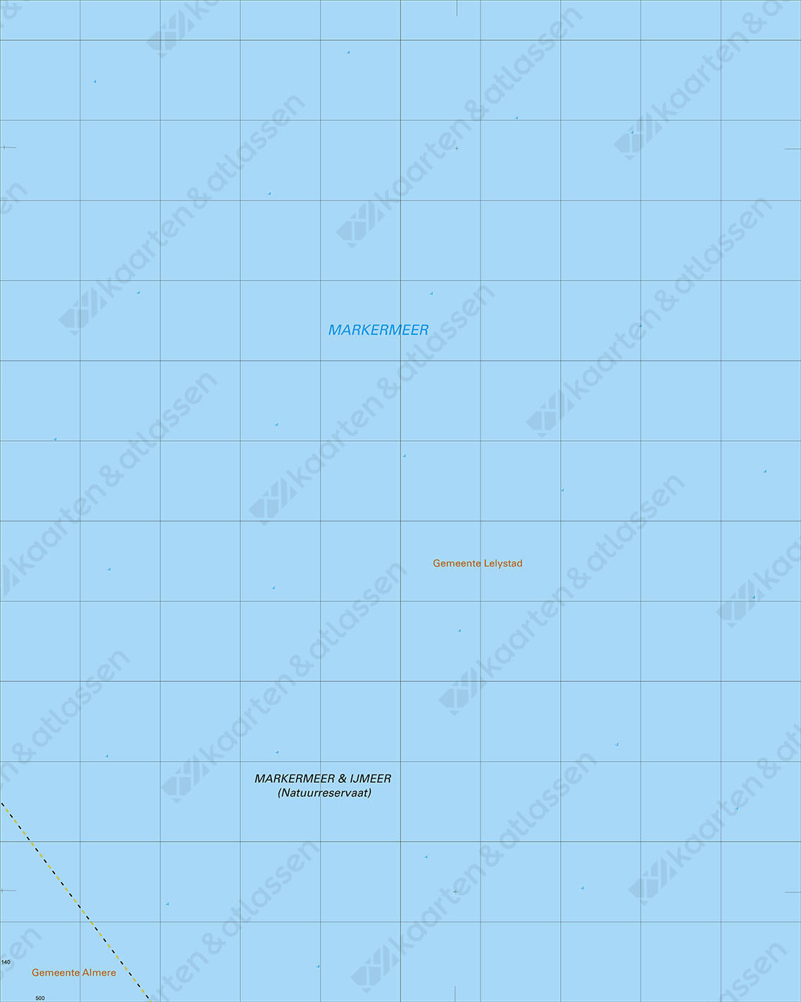 Digitale Topografische Kaart 20C Markermeer