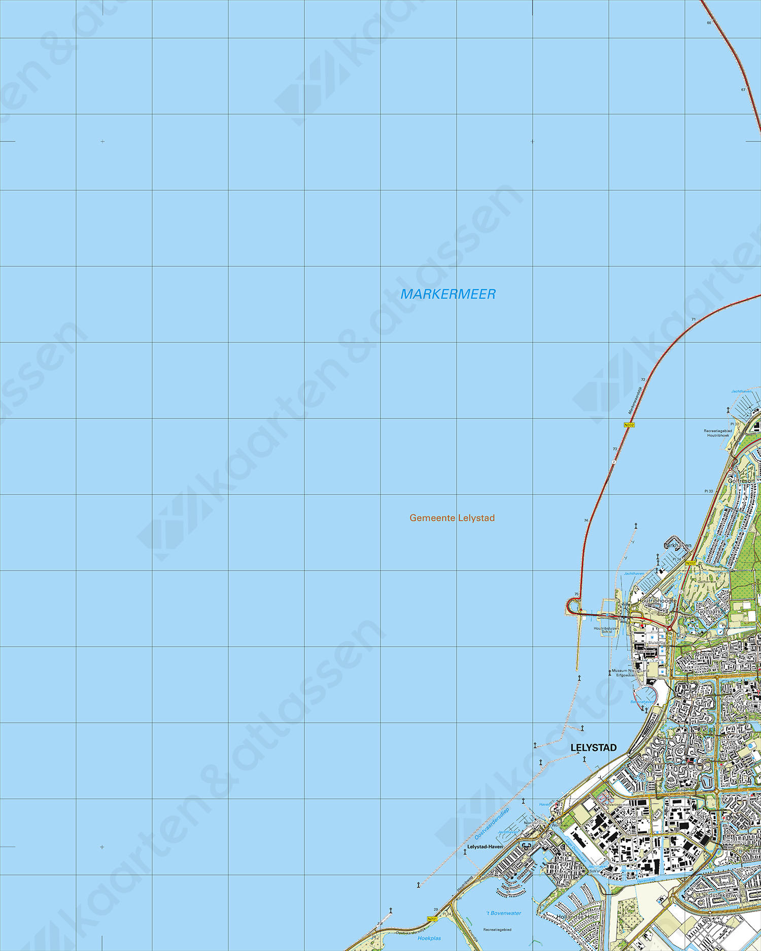 Topografische Kaart 20D Lelystad West