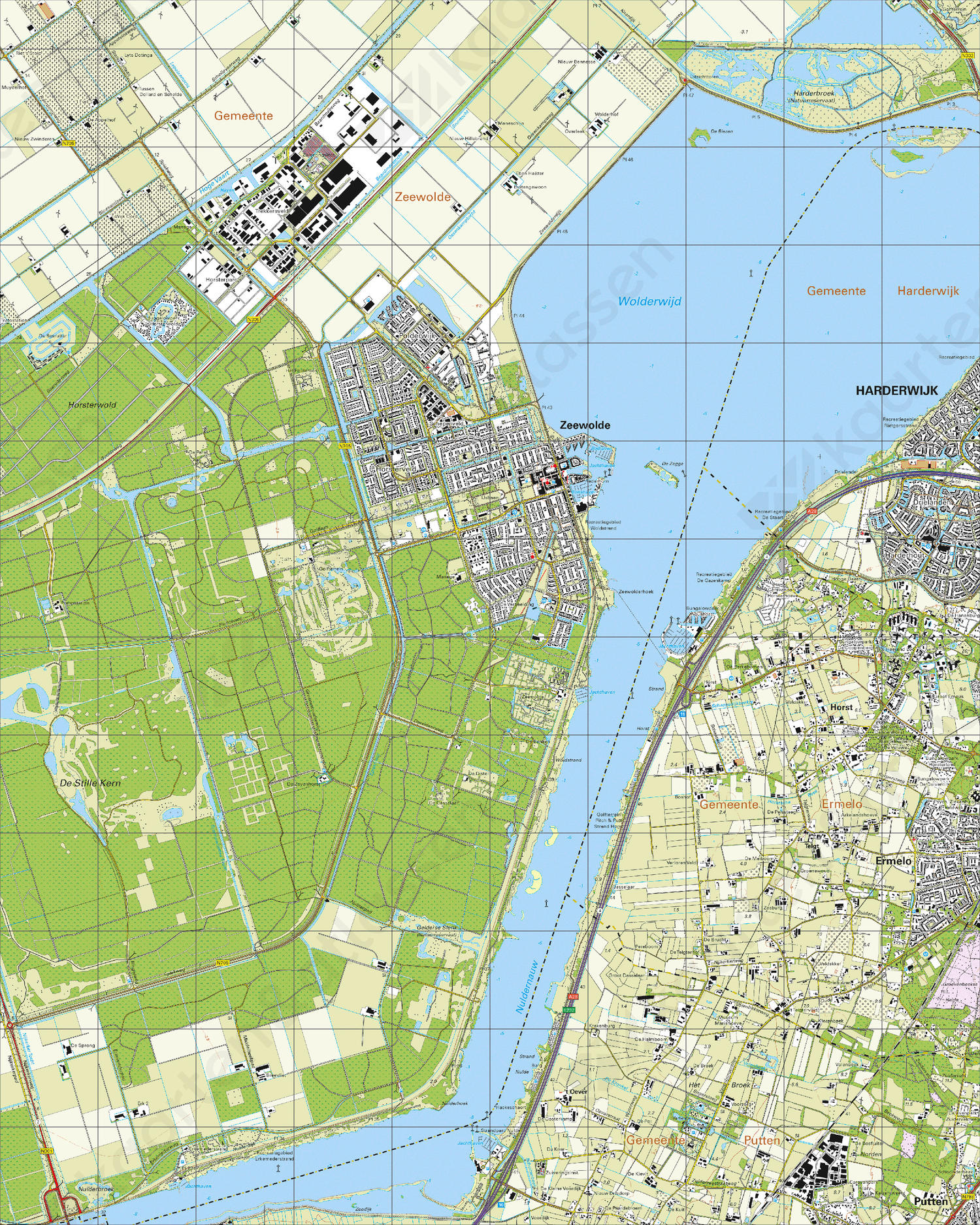 Topografische Kaart 26G Zeewolde Digitale Topografische Kaart 26G Zeewolde
