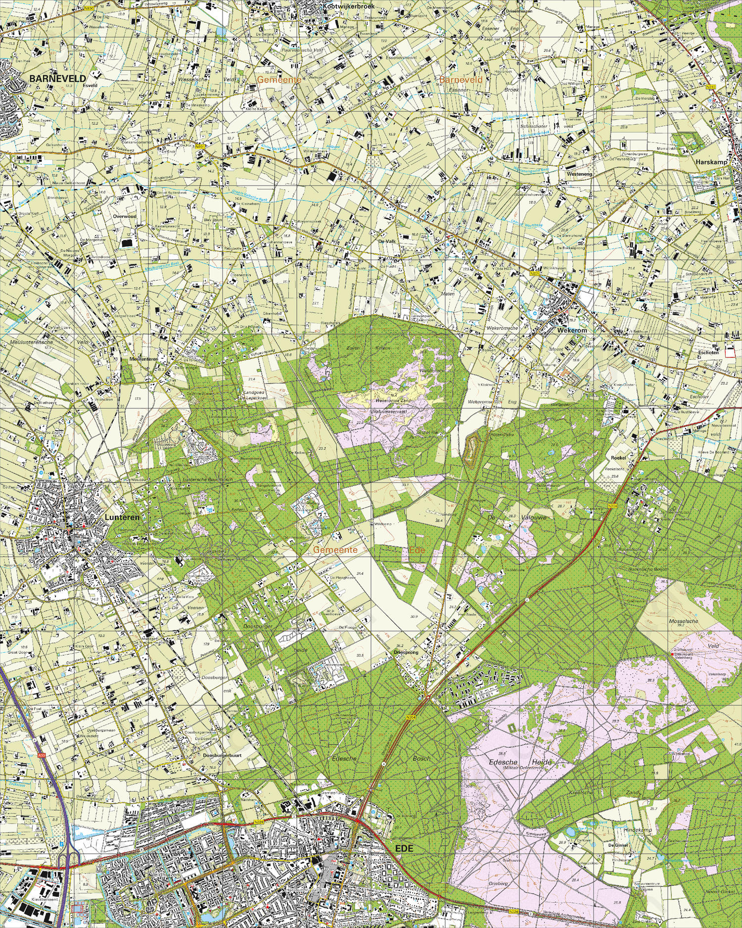 Topografische Kaart 32H Ede Topografische Kaart 32H Ede