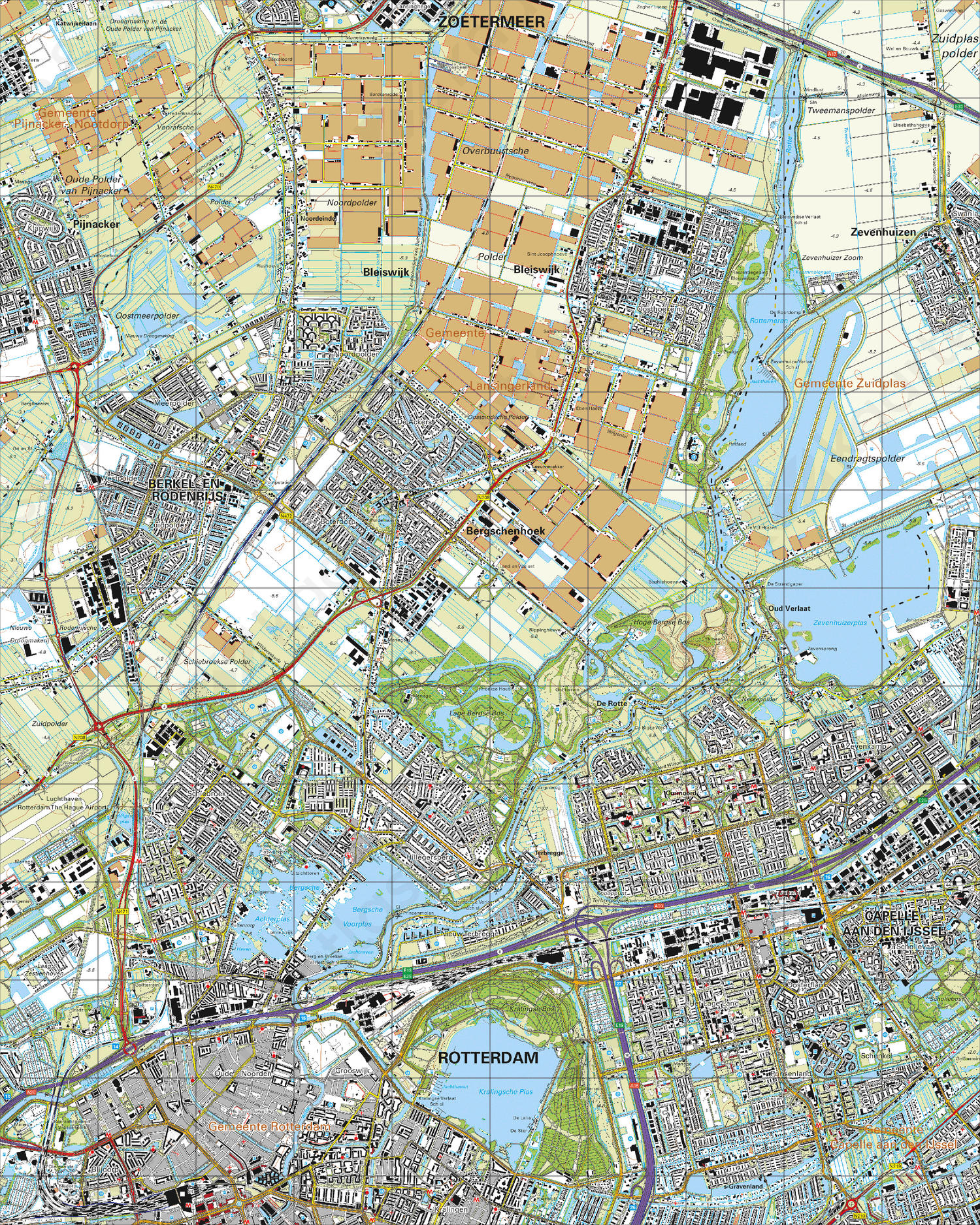 Digitale Topografische Kaart 37F Bleiswijk