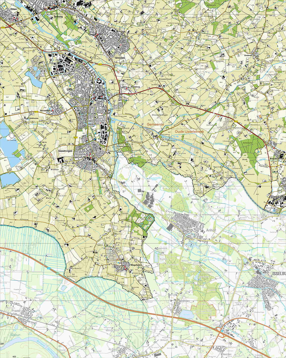 Digitale Topografische Kaart 41C Ulft
