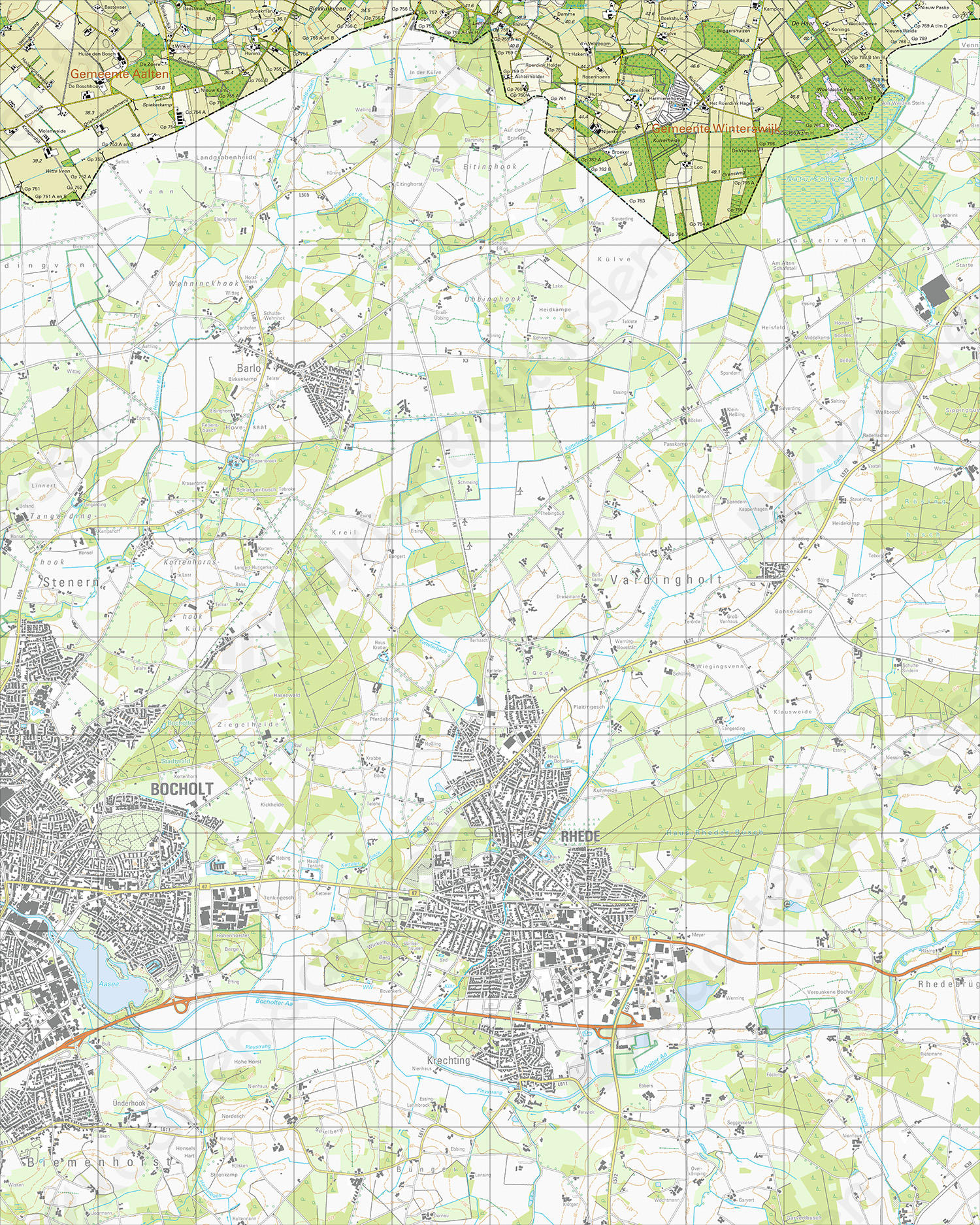 Topografische Kaart 41G Haart