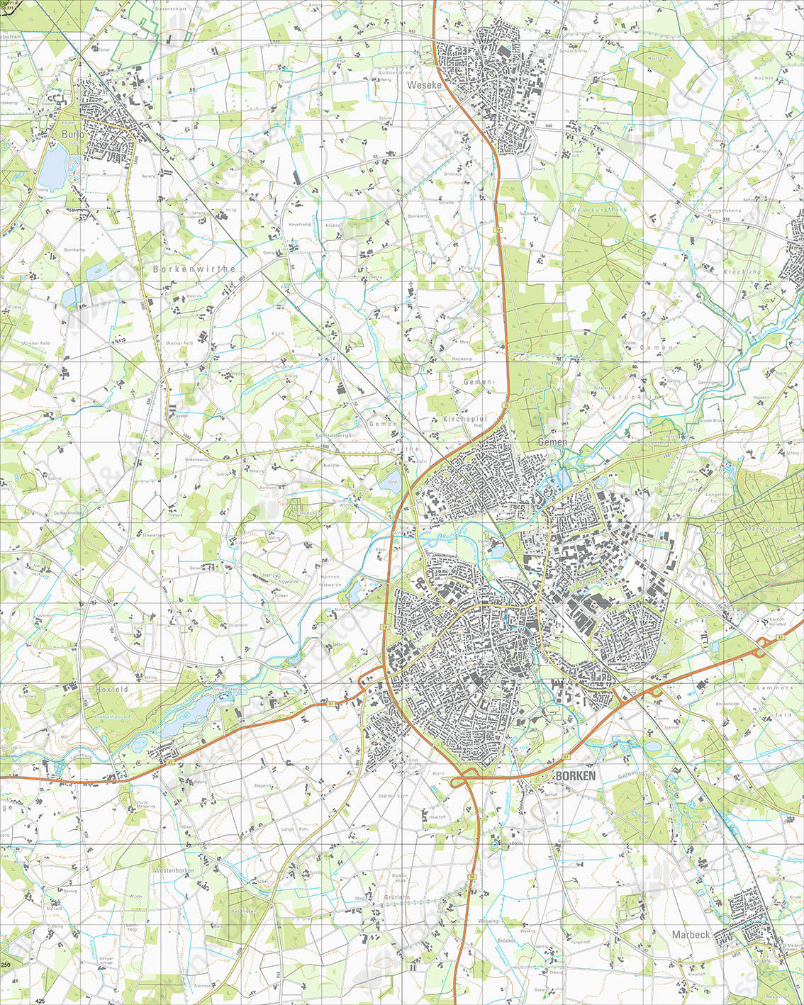Topografische Kaart 61F Maastricht