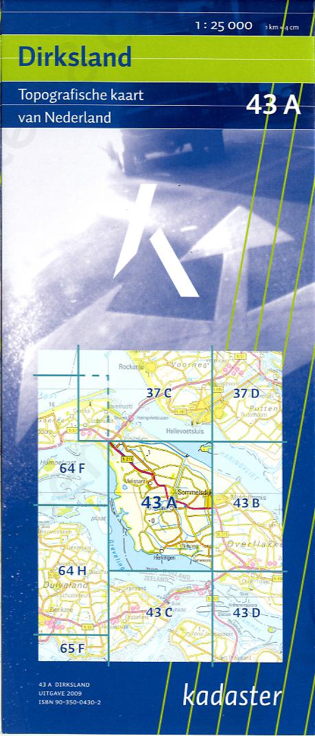 Digitale topografische kaart Dirksland