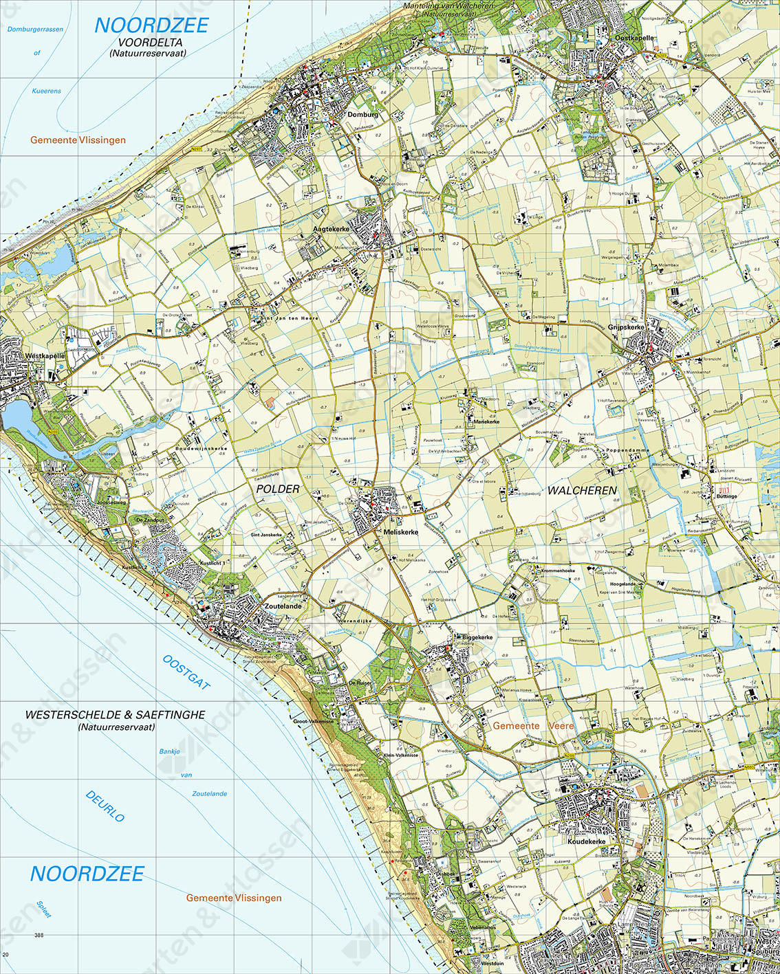 Topografische Kaart 48A Domburg Topografische Kaart 48A Domburg