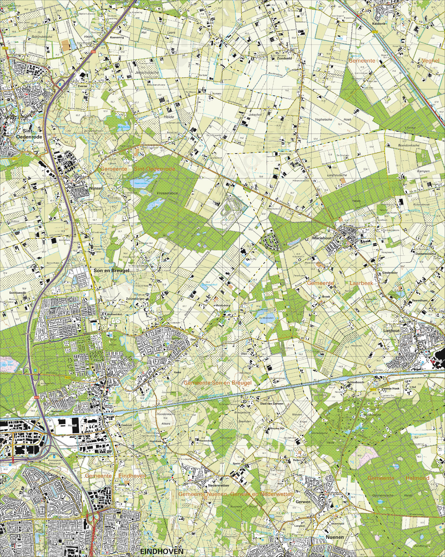 Topografische Kaart 51E Son Topografische Kaart 51E Son