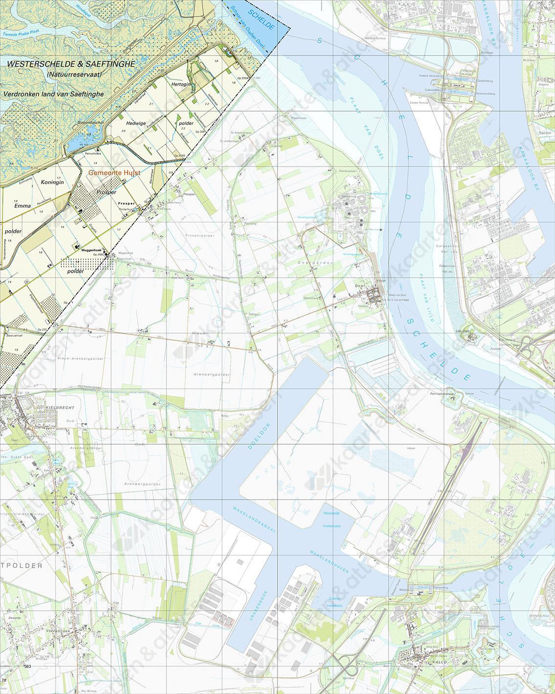 Topografische Kaart 55B Prosperpolder Topografische Kaart 55B Prosperpolder