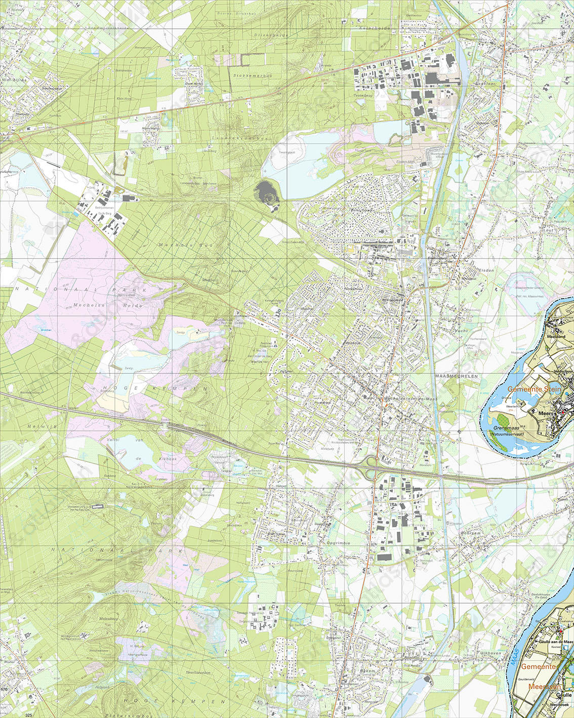 Topografische Kaart 59H Meers Topografische Kaart 59H Meers