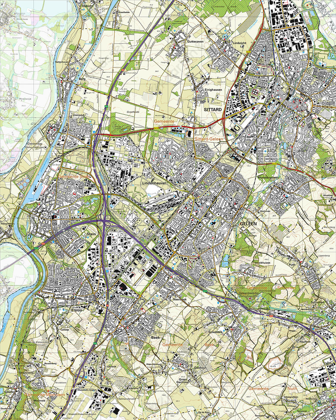 Topografische Kaart 60C Geleen