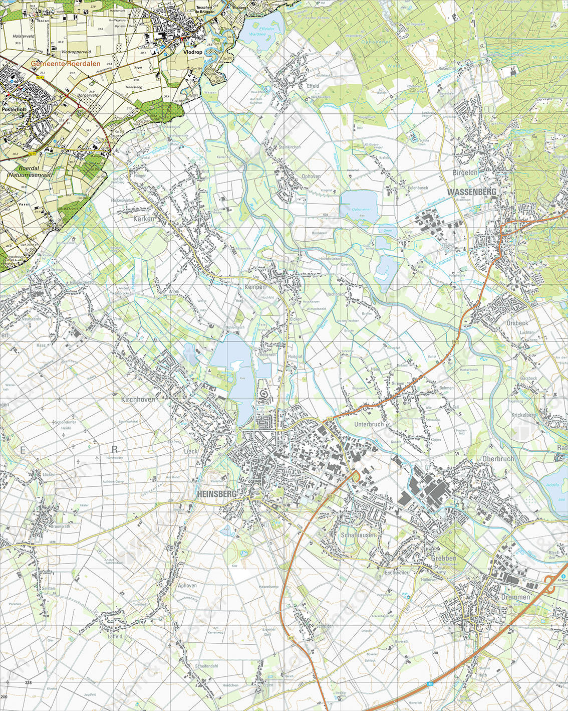 Topografische Kaart 60E Vlodrop