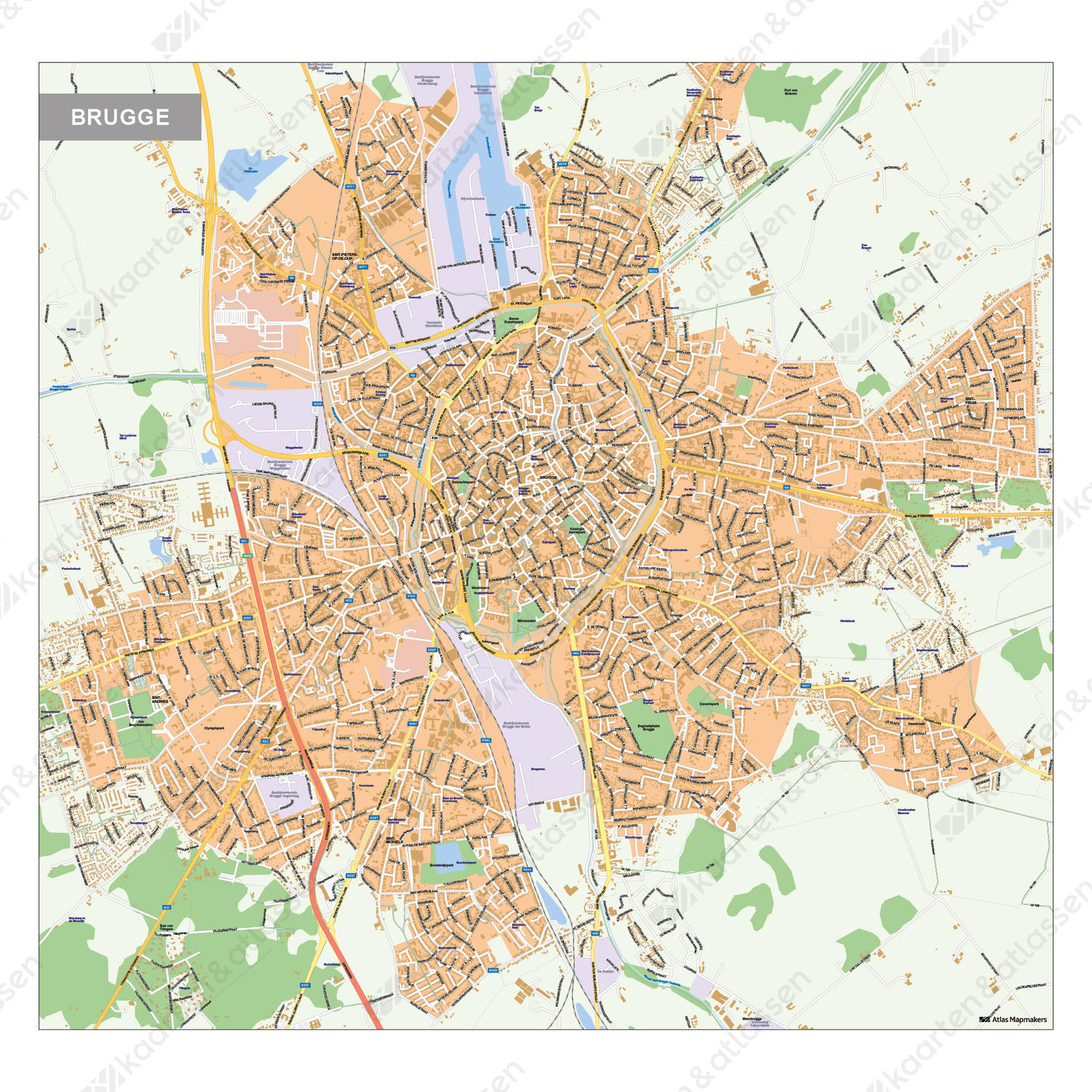 Kaart Brugge Kaart Brugge