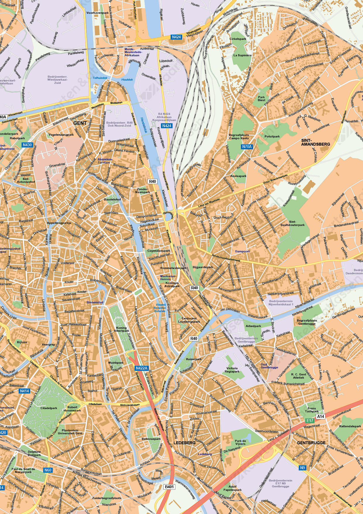 Digitale Kaart Gent