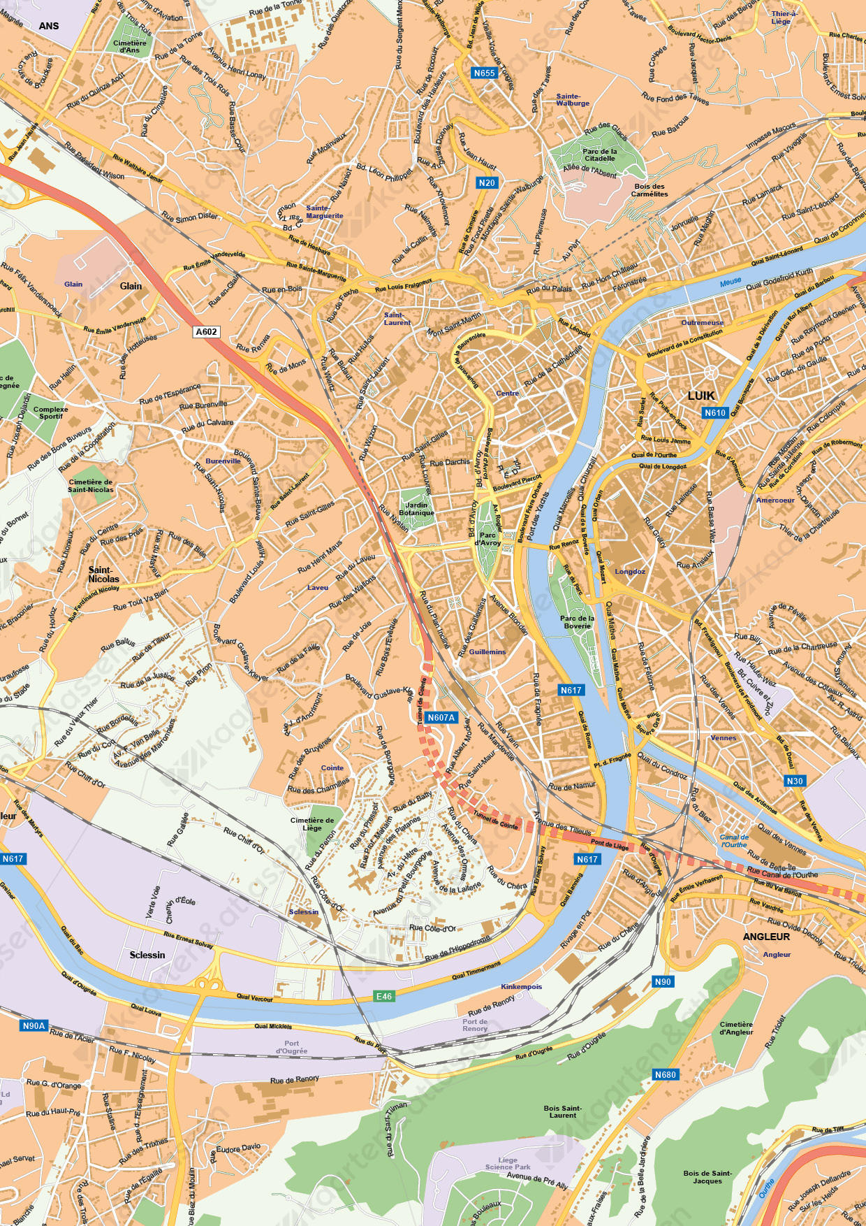 Digitale Kaart Luik