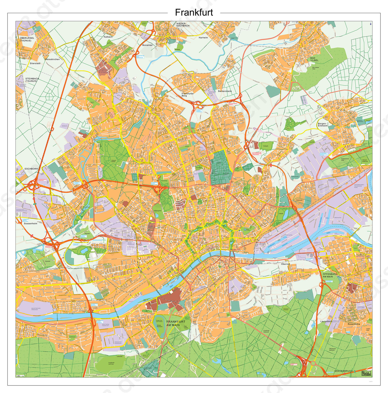 Digitale kaart Frankfurt 139