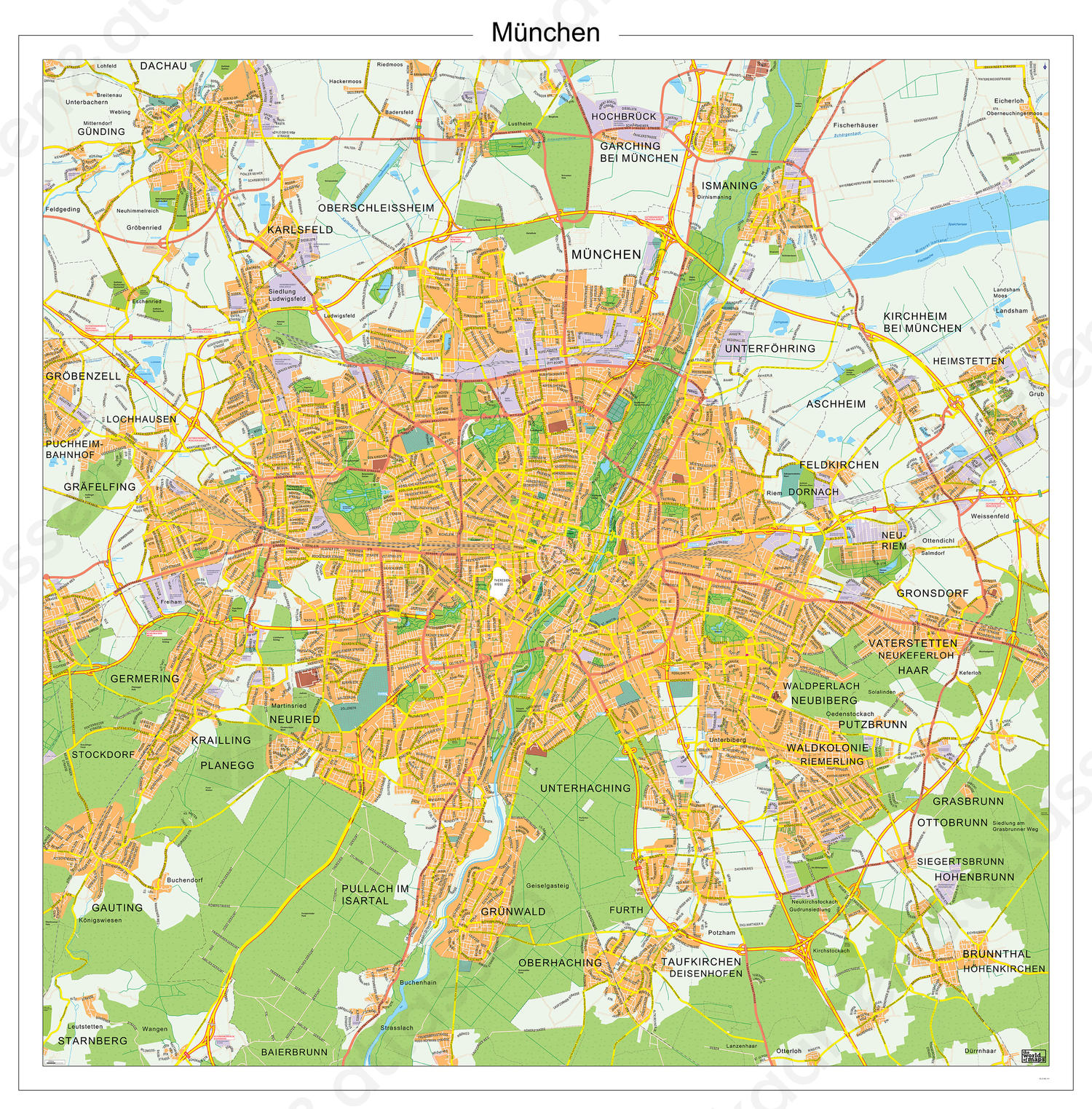 Digitale kaart München 144