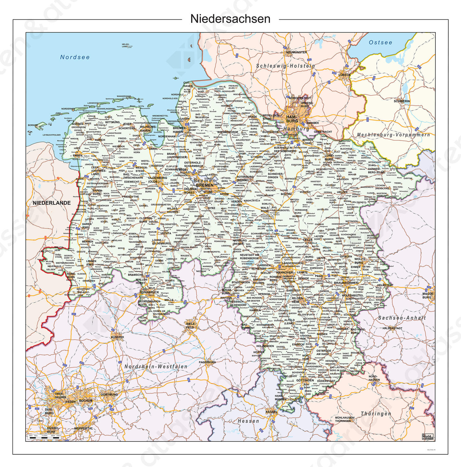 Digitale Kaart Niedersachsen 118