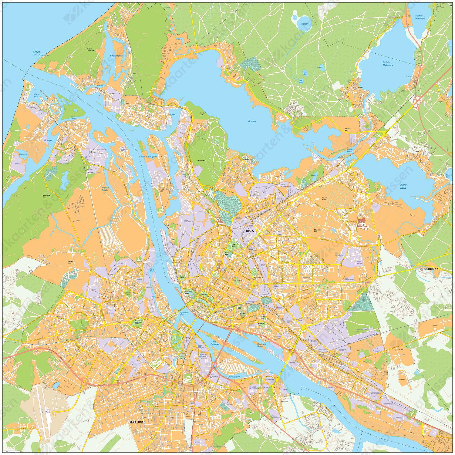 Digitale kaart Riga 491