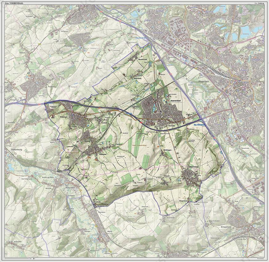 Digitale kaart Voerendaal 