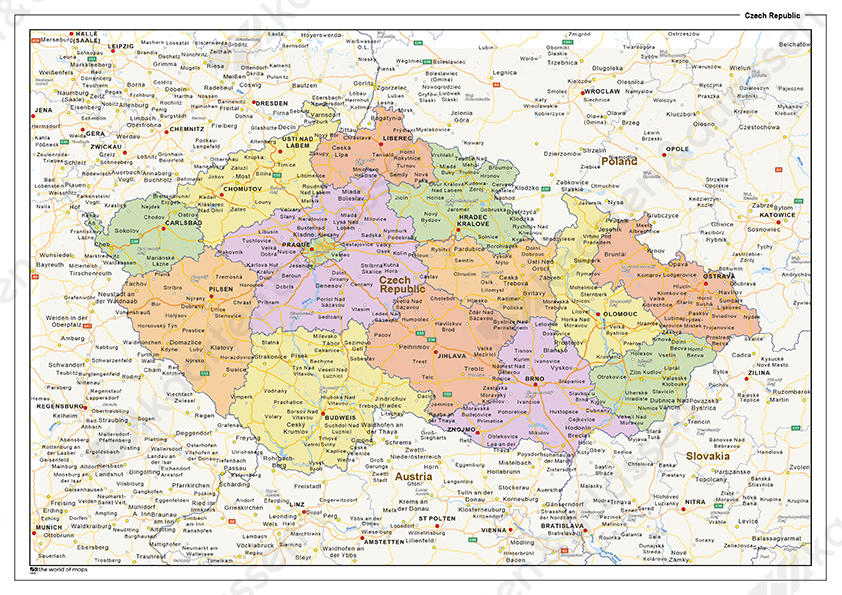 Staatkundige landkaart Tsjechië 1468 | Kaarten en Atlassen.nl Staatkundige landkaart Tsjechië 1468 | Kaarten en Atlassen.nl