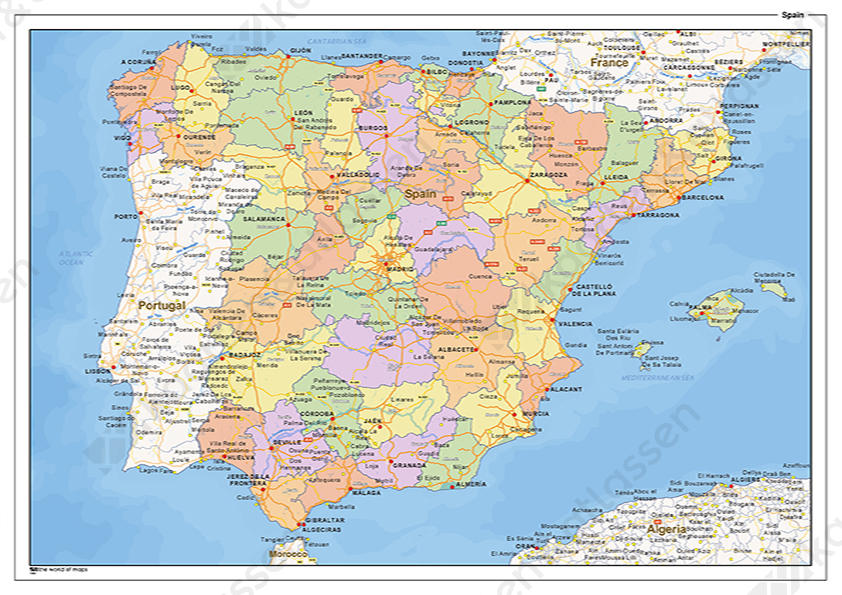 Spaanse Kaart Kaart