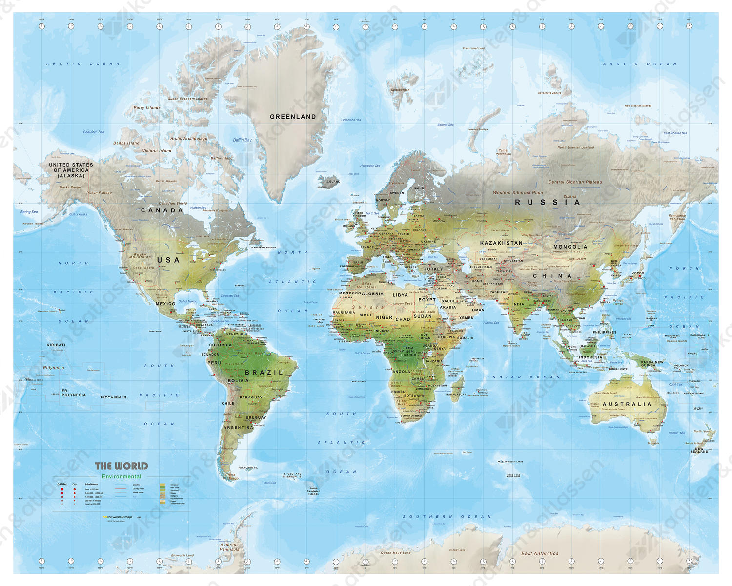 wereldkaart environmental wereldkaart environmental