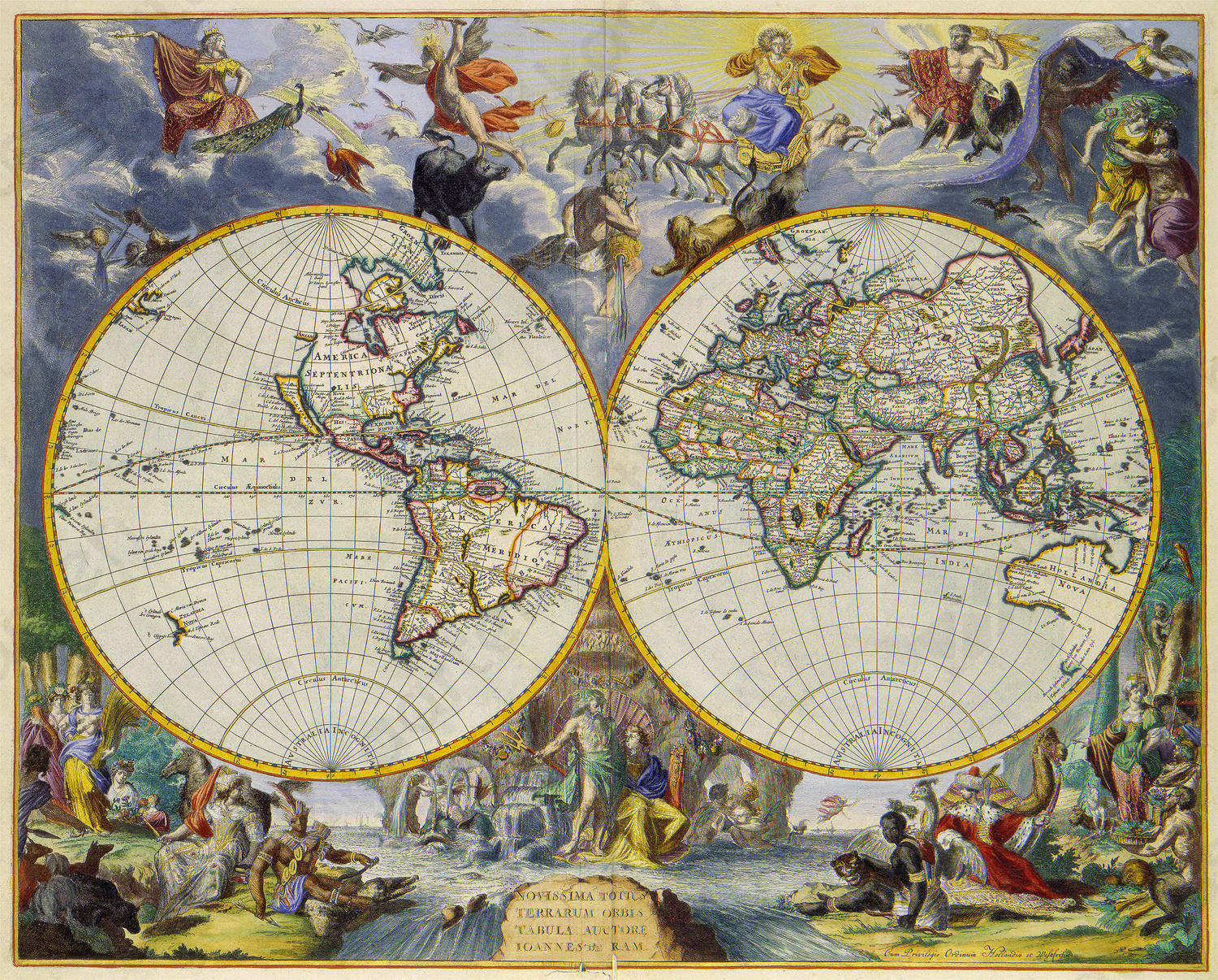 Wereldkaart Johannes de Ram Digitale Wereldkaart Johannes de Ram