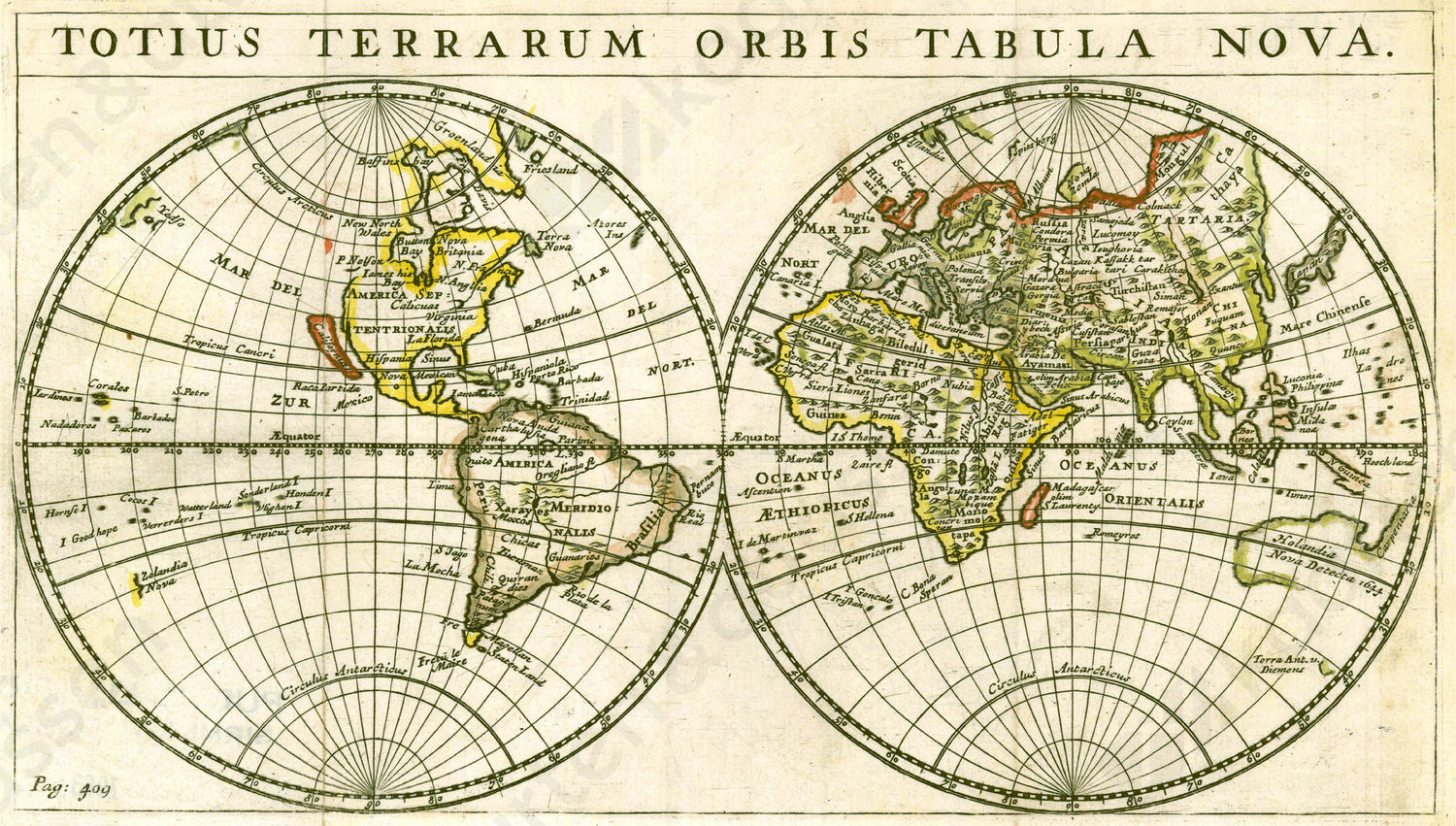 Digitale Wereldkaart Totius Terrarum 
