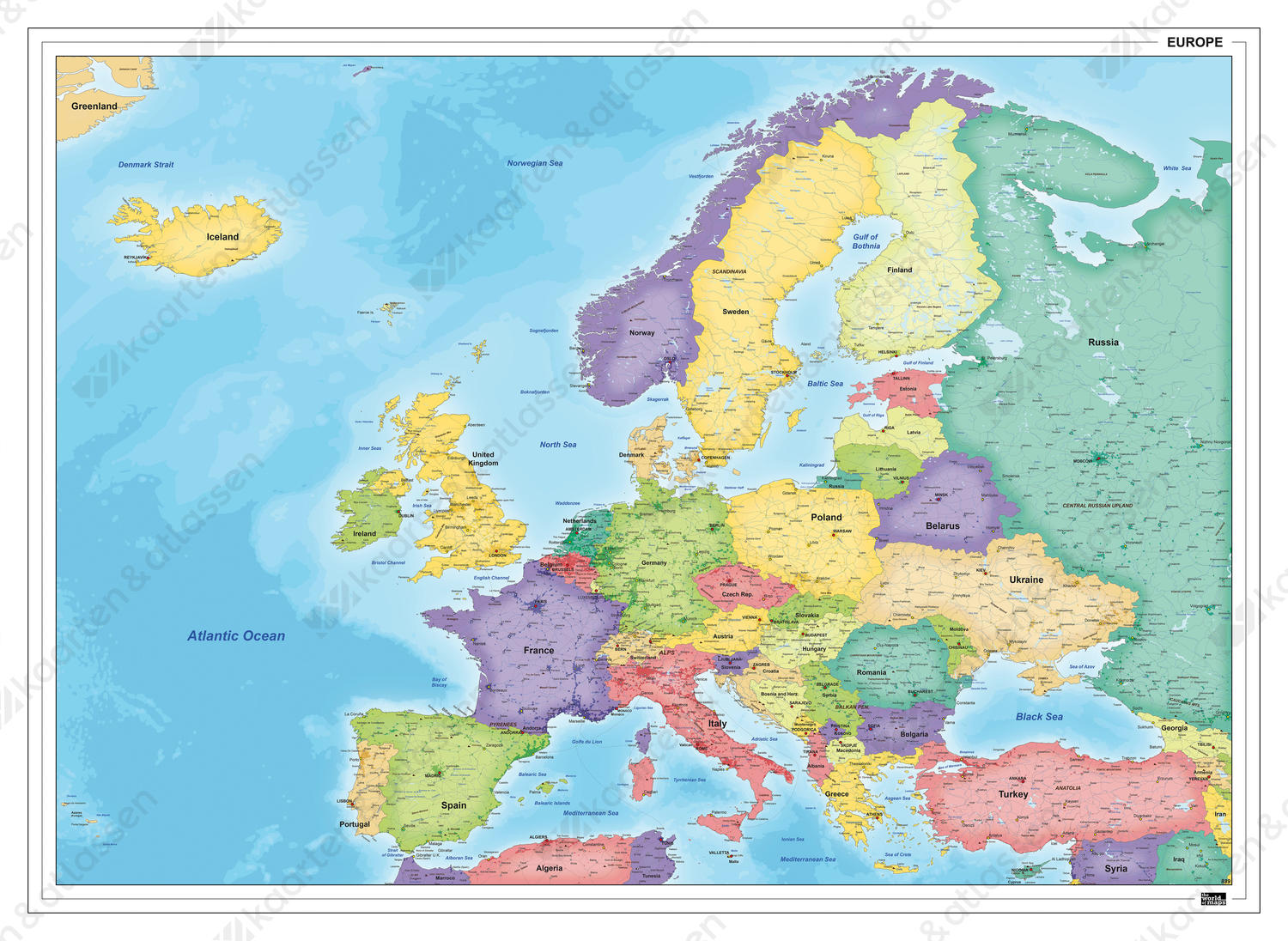 Europakaart Digitale Europakaart