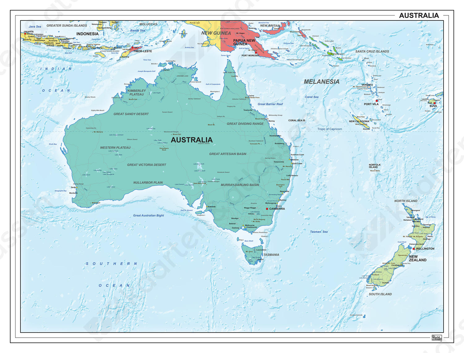 Digitale Australië staatkundig 1306