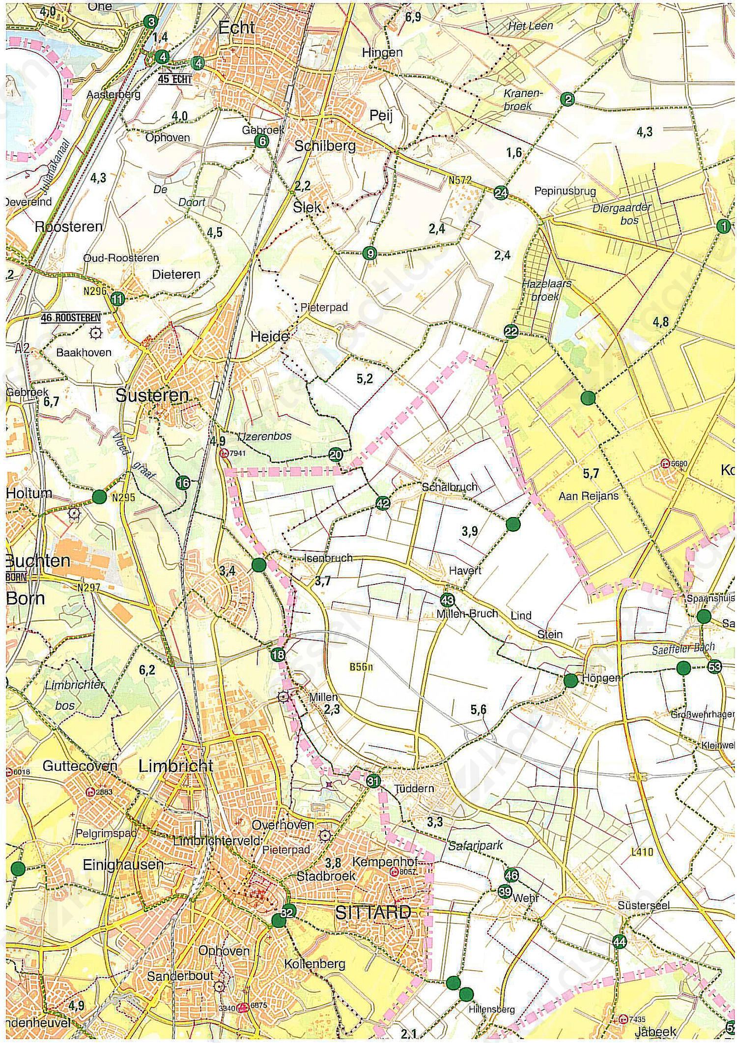 Fietskaart_Limburg_binnenwerk