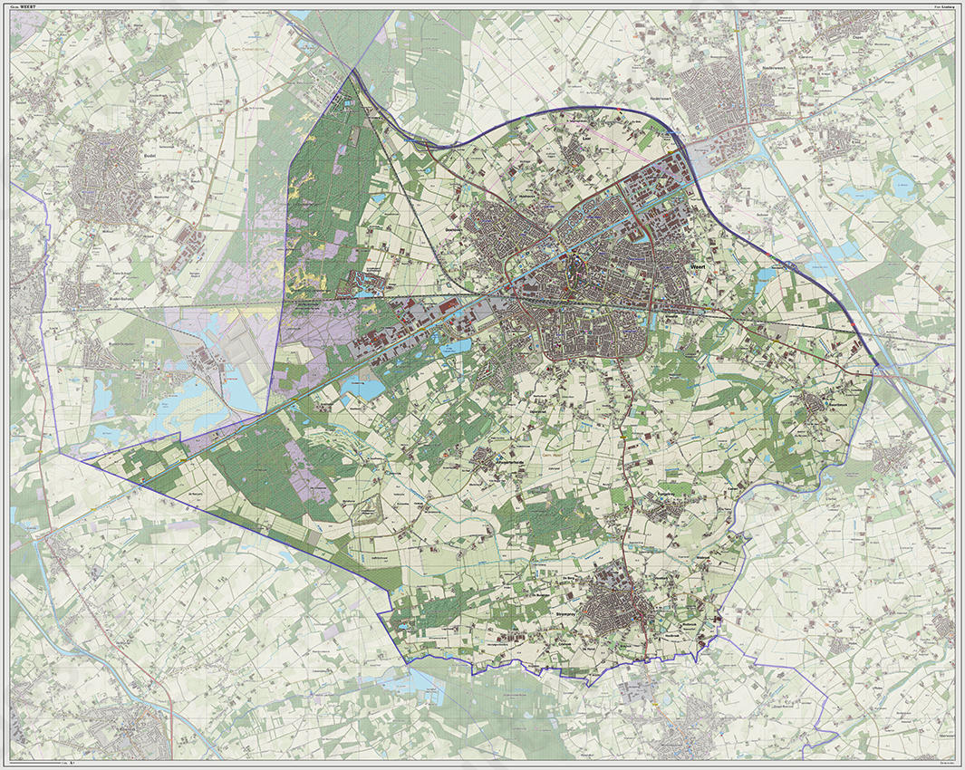 Digitale kaart Weert 1215