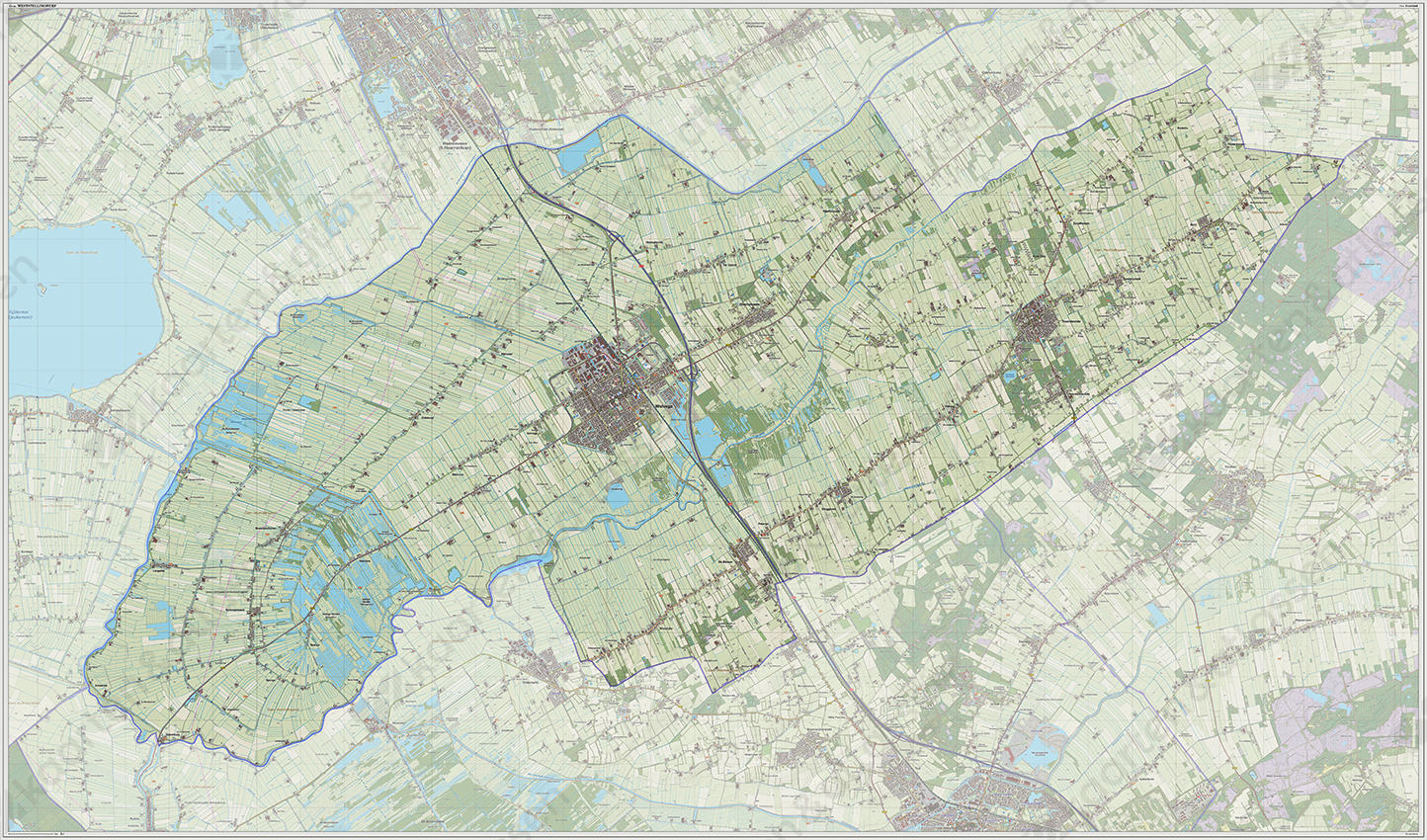 Digitale kaart Weststellingwerf 1222