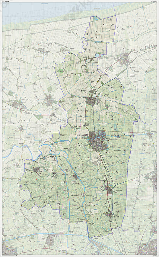 Digitale kaart Winsum 1228