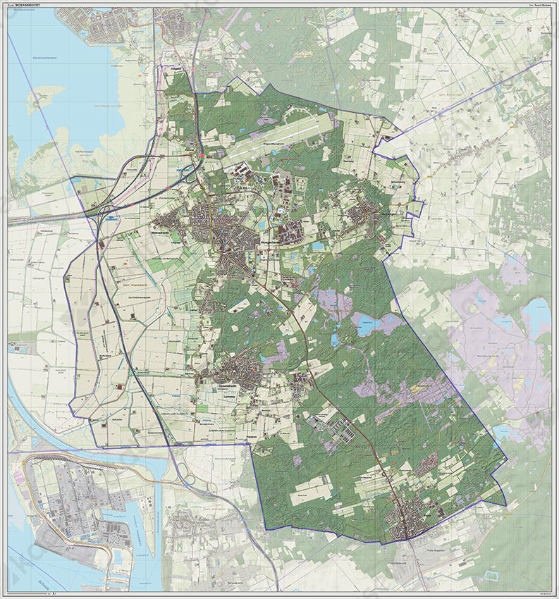 Digitale kaart Woensdrecht 1230