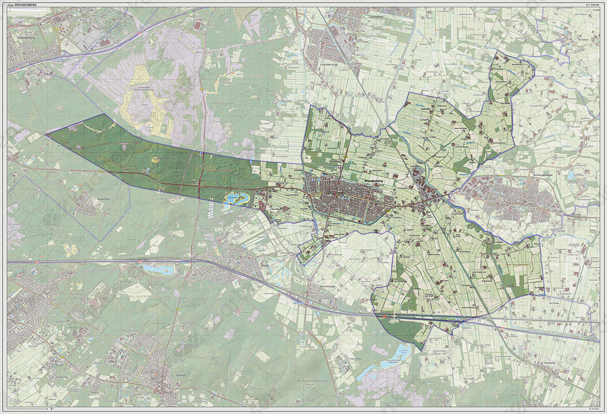 Digitale kaart Woudenberg 1233