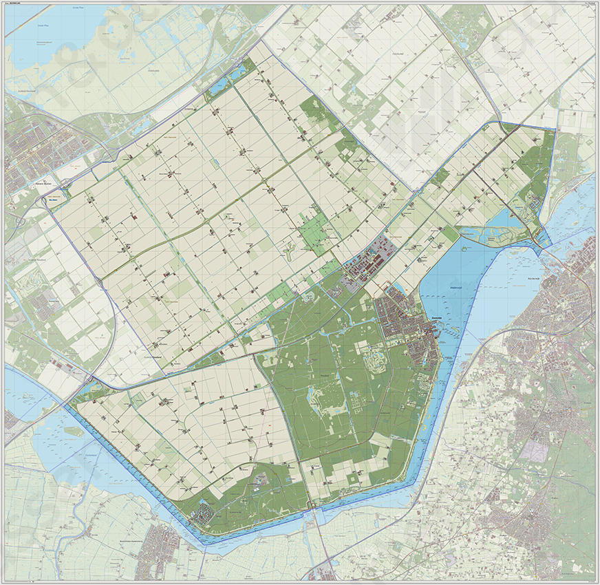 Digitale kaart Zeewolde 1240 Digitale kaart Zeewolde 1240
