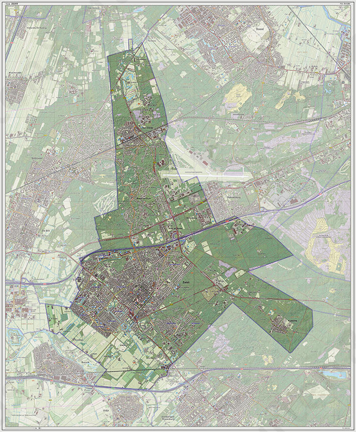 Digitale kaart Zeist 1241 Digitale kaart Zeist 1241